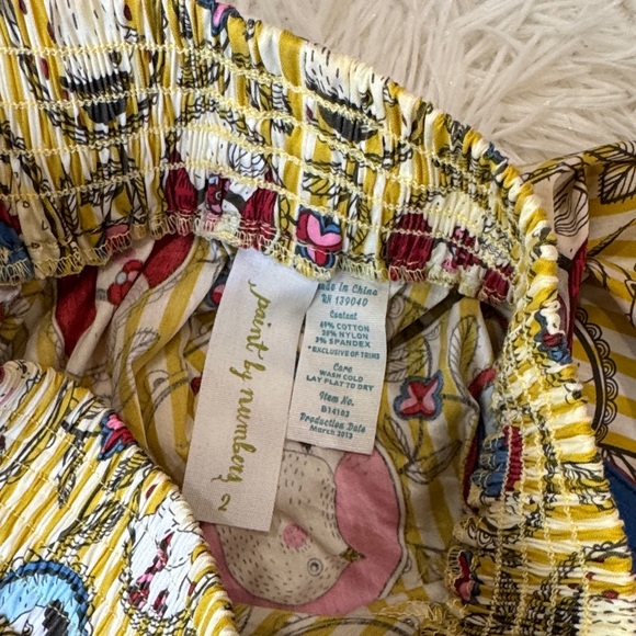 Matilda Jane Floral Yellow and Burgundy Skirt only - Picture 4 of 9